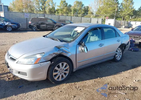 2007 Honda Accord 3.0 Ex из США, поврежденный, VIN 1HGCM66507A025817